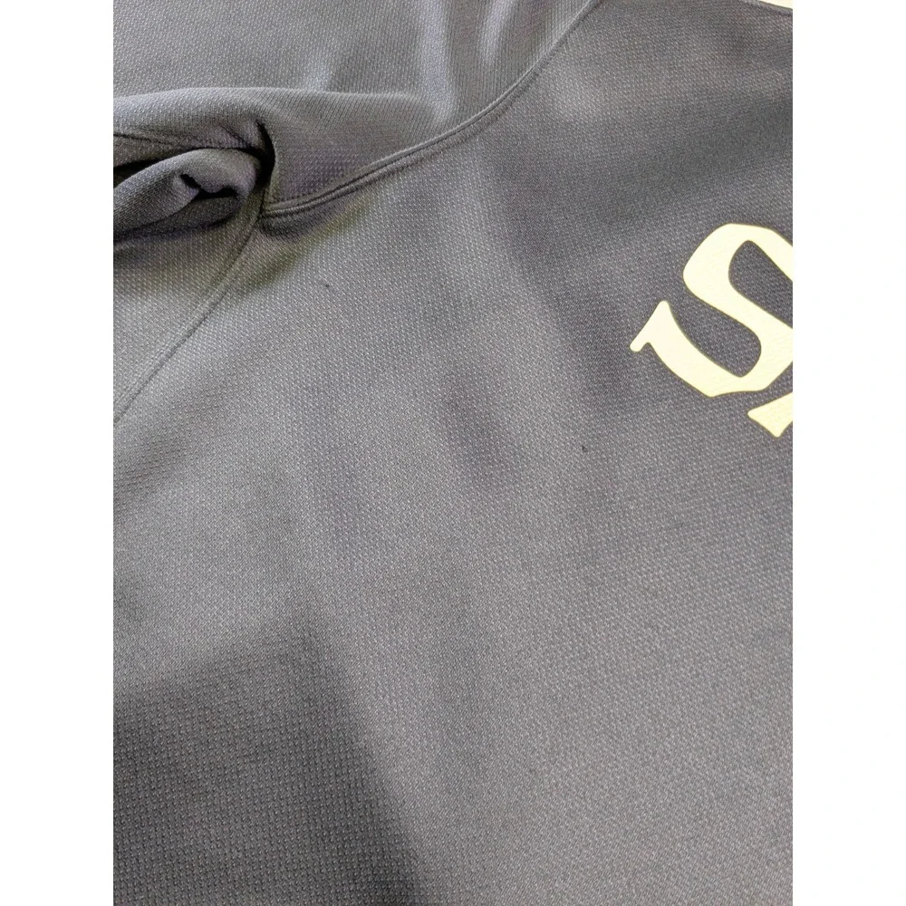New Orleans Saints Hoodie Mens 2XL XXL Black Nike Sweatshirt Therma-Fit Pullover